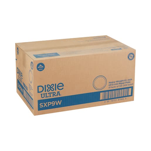 Dixie Ultra® White 8.5" Heavy-Weight Paper Plates - Image 9