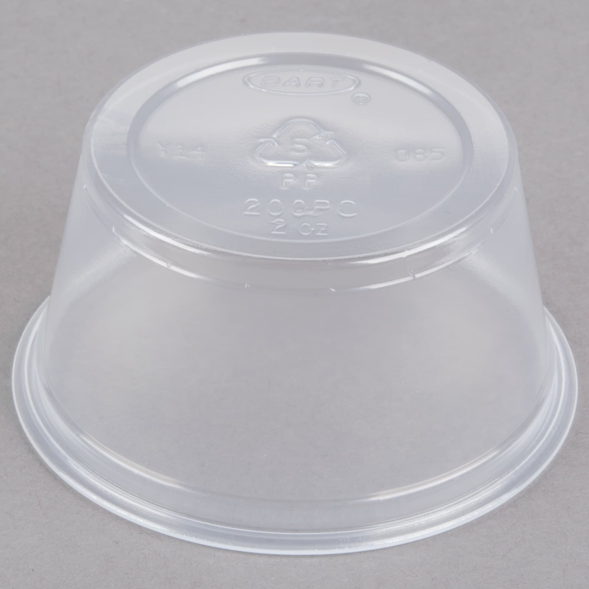 Dart Conex Complements 200PC 2 oz. Translucent Plastic Souffle / Portion Cup - Image 6