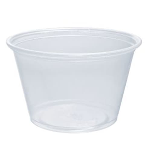 Dart Conex Complements 400PC 4 oz. Translucent Plastic Souffle / Portion Cup - Image 3