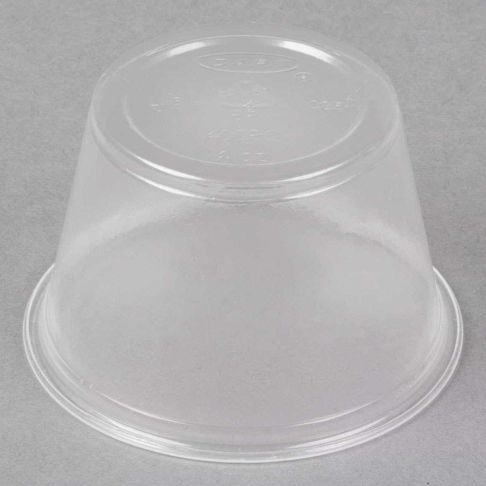 Dart Conex Complements 400PC 4 oz. Translucent Plastic Souffle / Portion Cup - Image 5