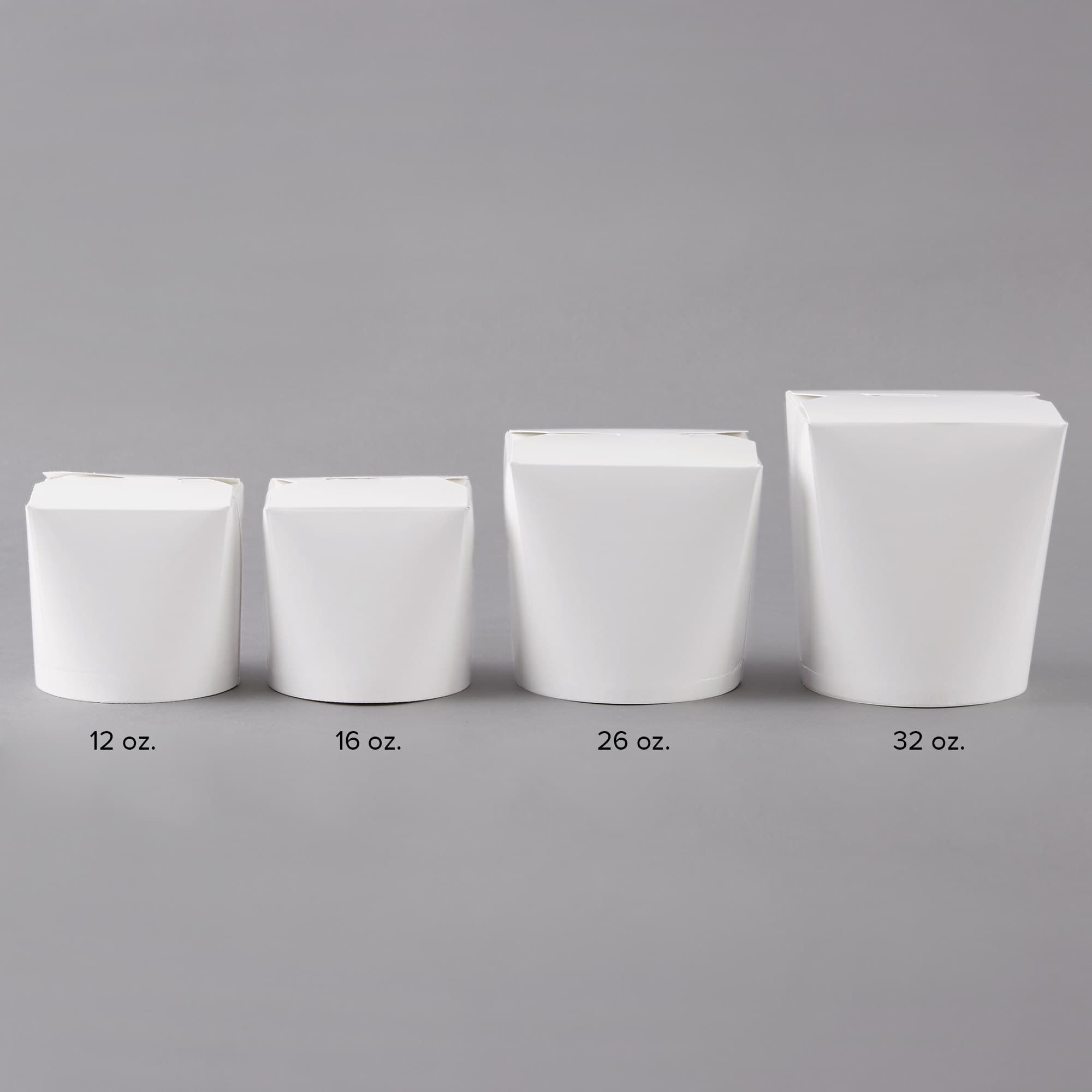 SmartServ 26SSPLAINM 26 oz. White Microwavable Paper Take-Out Container - Image 10