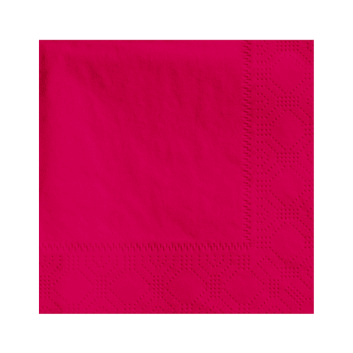 Hoffmaster 4.75 " Regal Embossed 2-Ply Red Beverage Napkins - Image 2