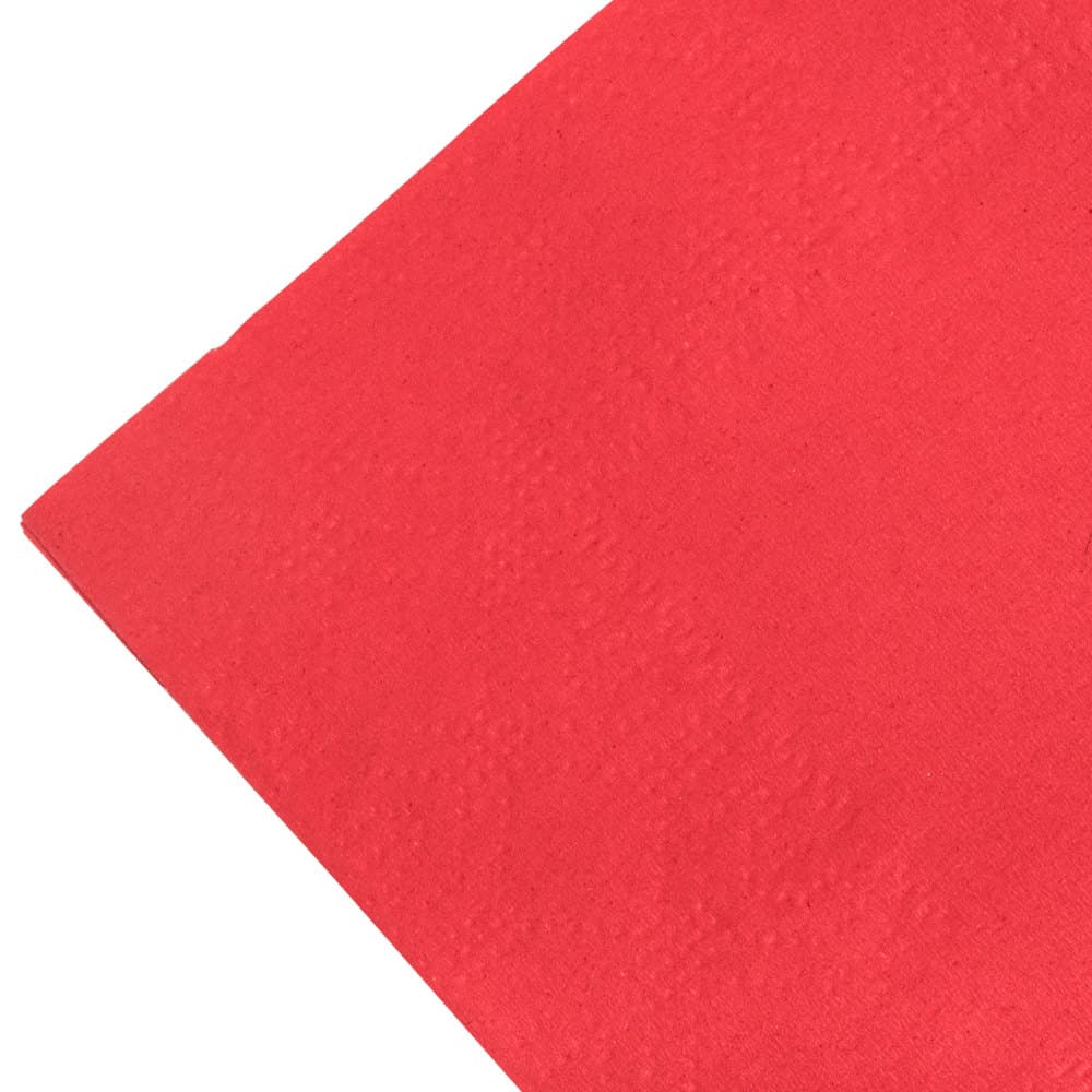 Hoffmaster 4.75 " Regal Embossed 2-Ply Red Beverage Napkins - Image 6