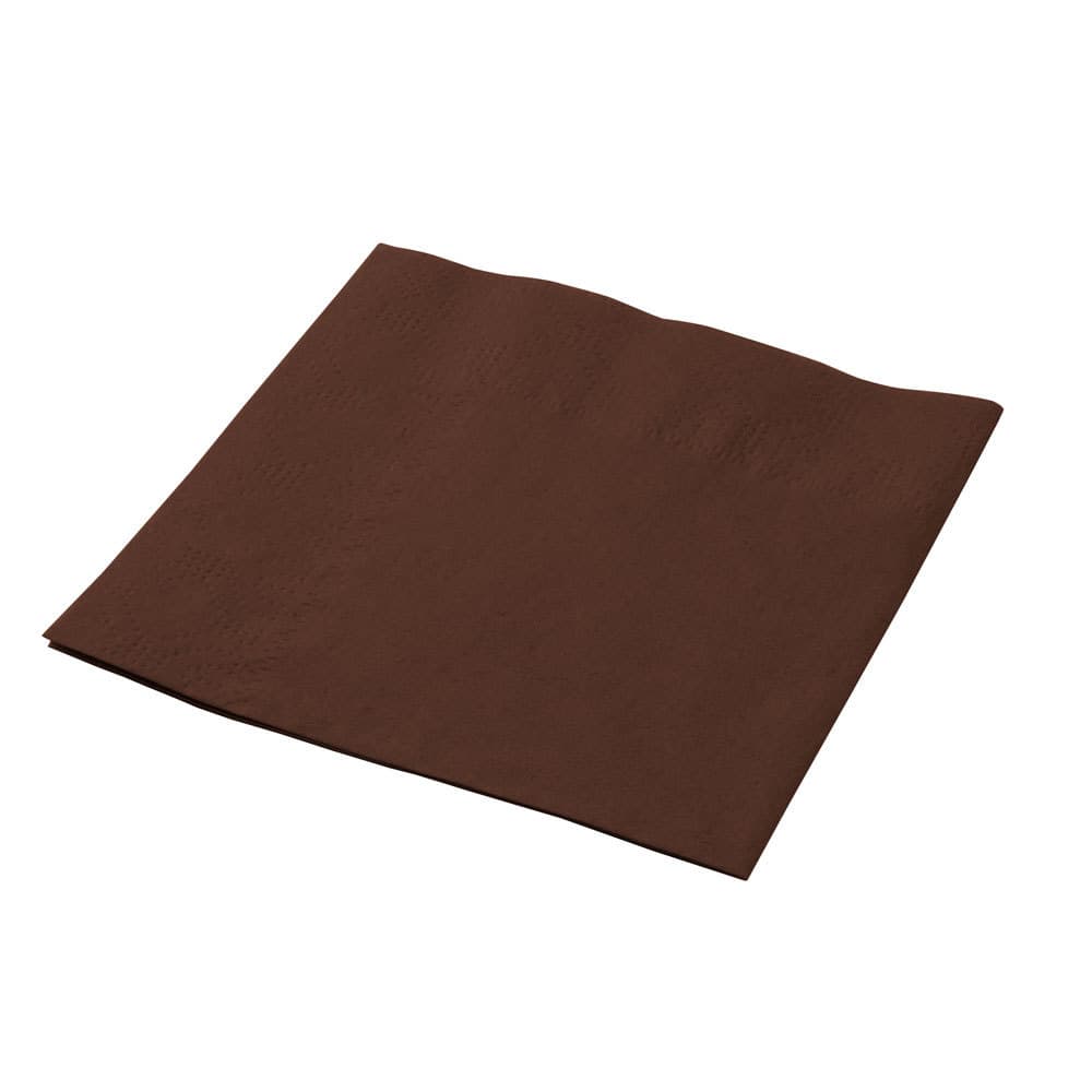 Hoffmaster 4.75 " Regal Embossed 2-Ply Chocolate Brown Beverage Napkins - Image 5