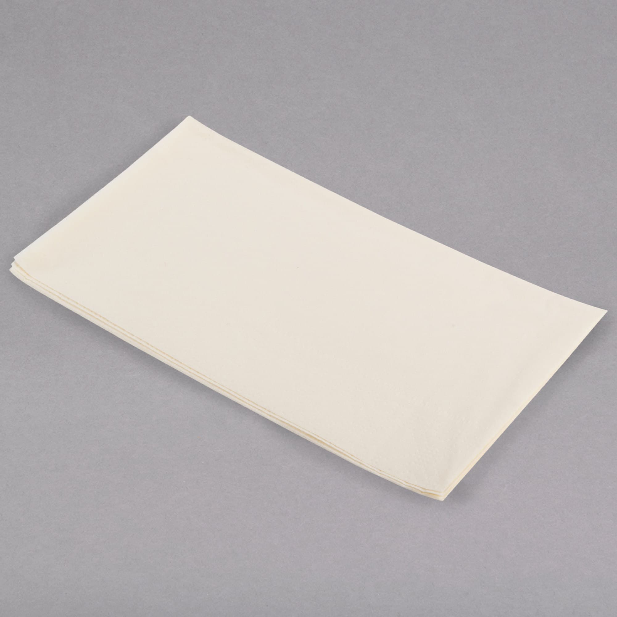 Hoffmaster 15" x 17" Regal Embossed 2-Ply Ecru Dinner Napkins - Image 8