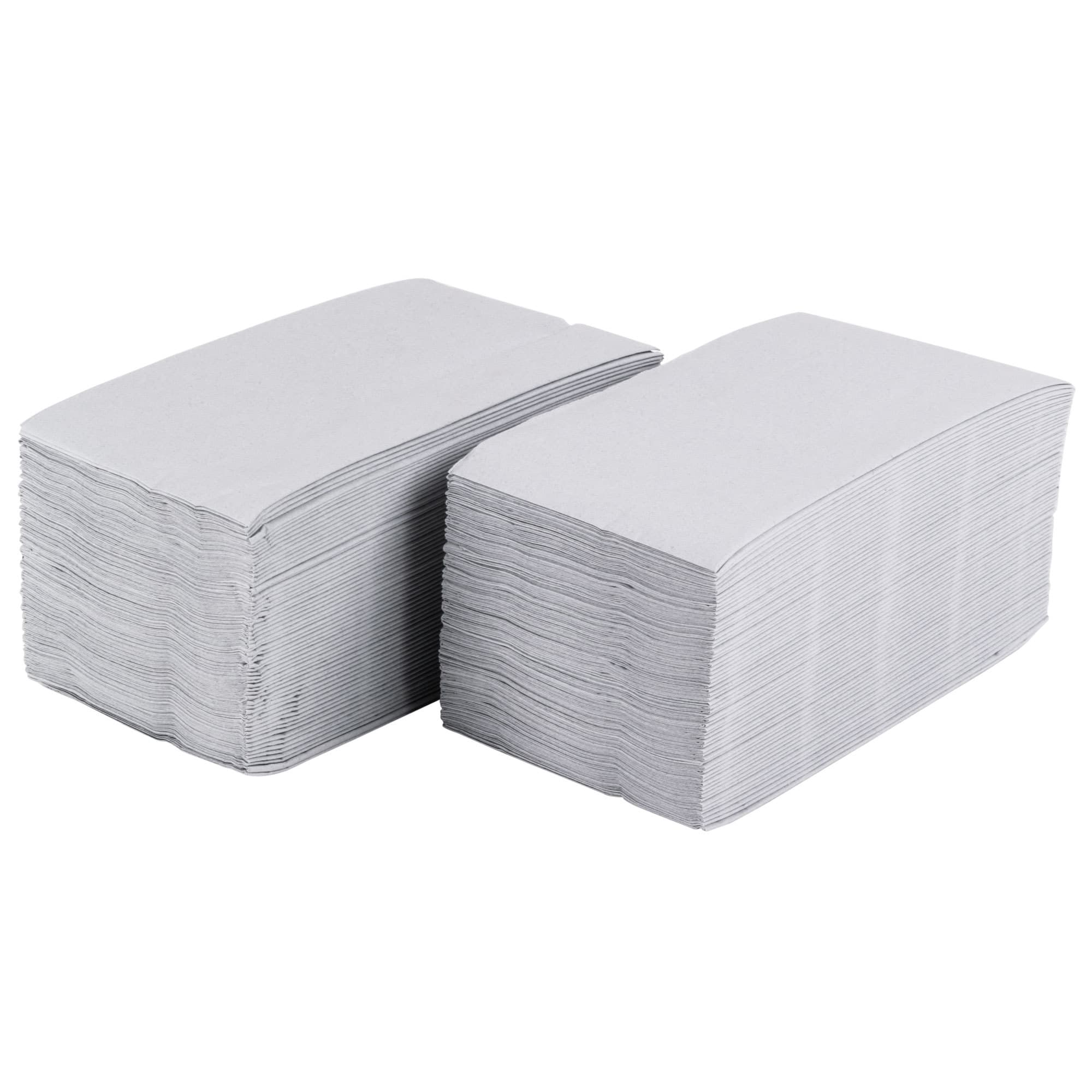 Hoffmaster 15" x 17" Regal Embossed 2-Ply Dove Gray Dinner Napkins - Image 5