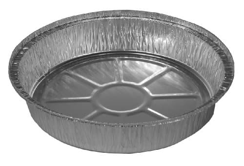 8" Round Foil Food Container
