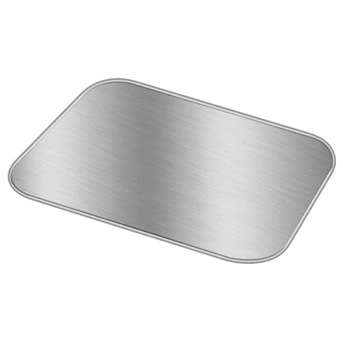 Board Foil Lid - fits 36 oz Rectangle Foil Food Container - Image 2