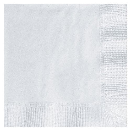 Hoffmaster 5 " Earth Wise  2-Ply White Beverage Napkins - Image 3