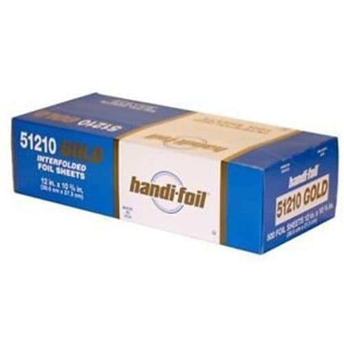 12" x 10.75" Gold Interfolded Foil Pop-Up Sheets - Image 3