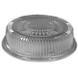 12" Clear Dome PET Lid - fits 12" Round Serving Tray - Image 2