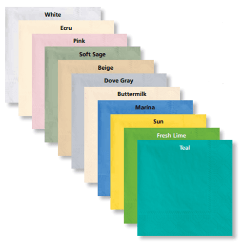 Hoffmaster 4.75 " Regal Embossed 2-Ply Red Beverage Napkins - Image 9