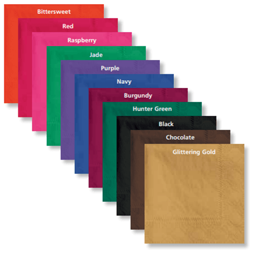 Hoffmaster 4.75 " Regal Embossed 2-Ply Red Beverage Napkins - Image 10