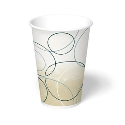 16 oz. Champagne Paper Cold Cup - Image 2