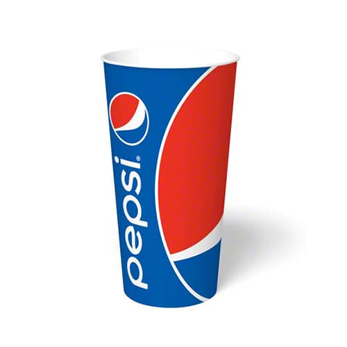 22 oz. Pepsi Paper Cold Cup - Image 2