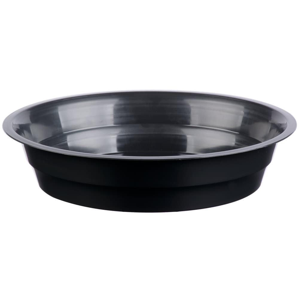 Fineline LPB0948PP.BK ReForm 48 oz. Black Low Profile Plastic Serving Bowl - Image 3