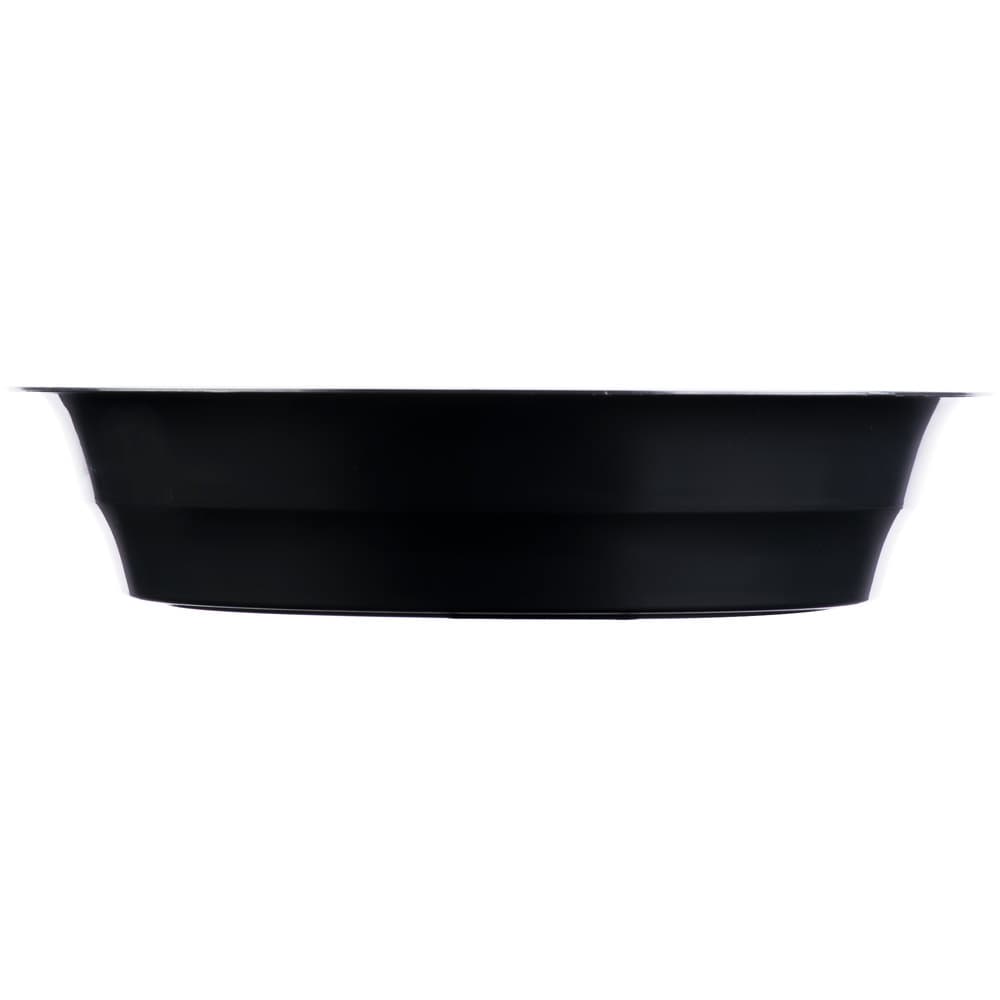 Fineline LPB0948PP.BK ReForm 48 oz. Black Low Profile Plastic Serving Bowl - Image 4