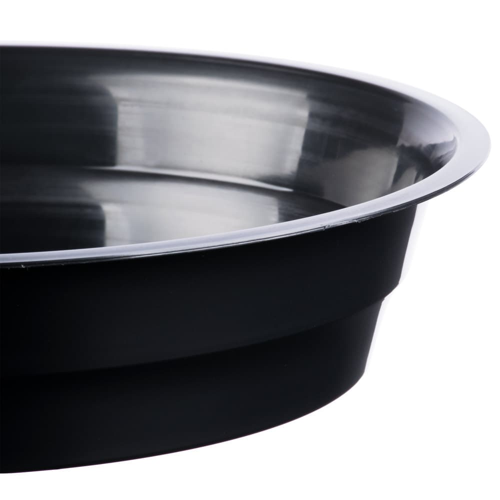 Fineline LPB0948PP.BK ReForm 48 oz. Black Low Profile Plastic Serving Bowl - Image 7