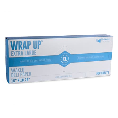 McNairn 15" x 10 3/4" Wrap Up X-Large Interfolded Deli Sheets - Image 2