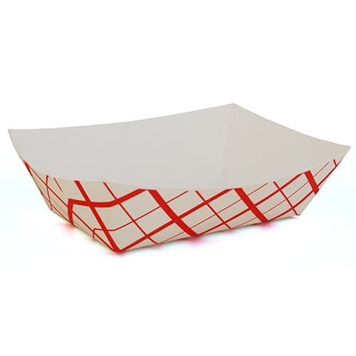 SQP #300 Food Tray, Red Check