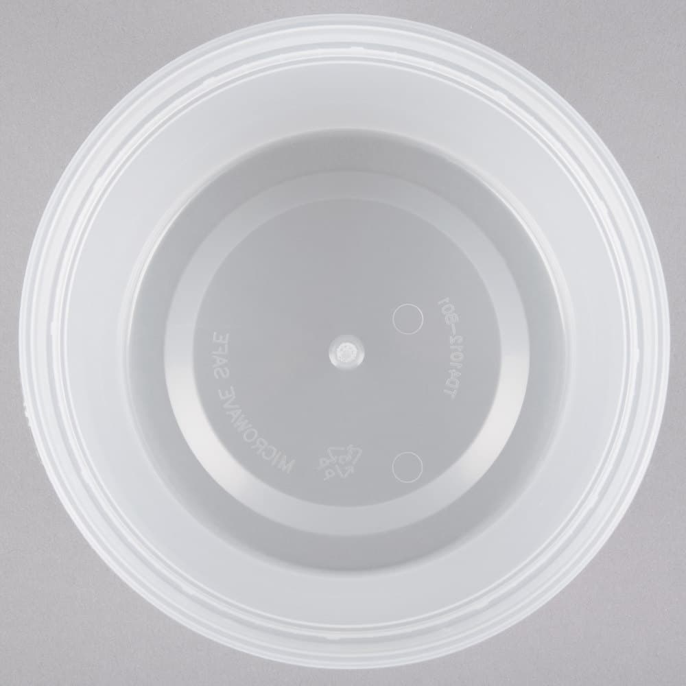 12 oz. Translucent Round Hi-Heat Microwavable Deli Container - Image 5