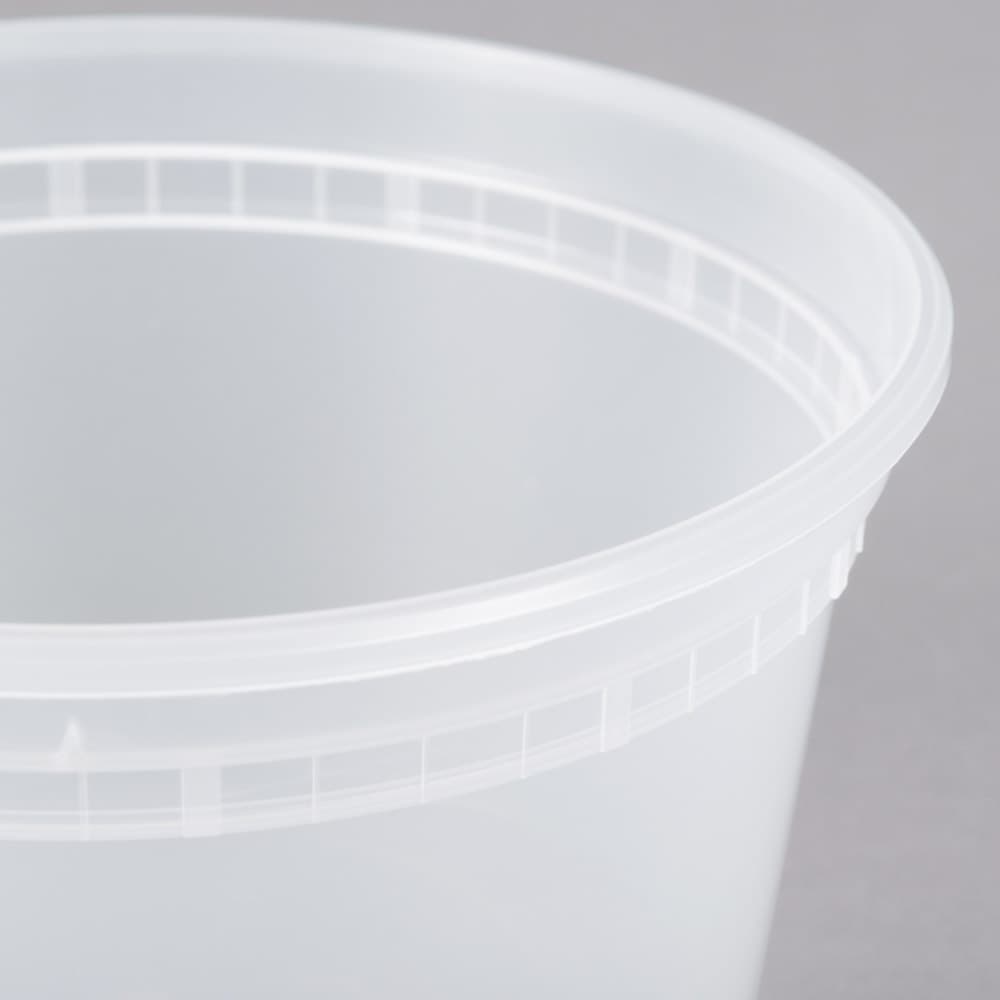 12 oz. Translucent Round Hi-Heat Microwavable Deli Container - Image 7
