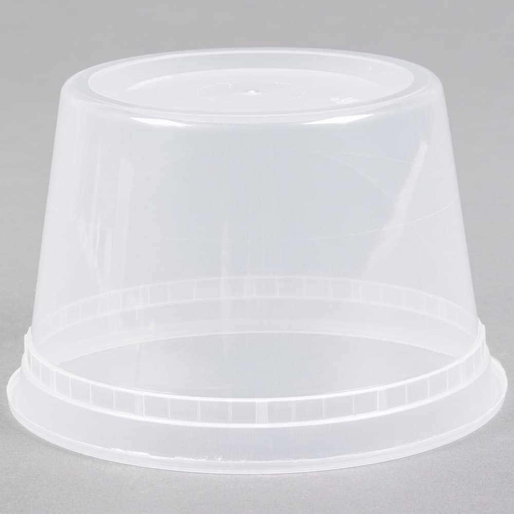 16 oz. Translucent Round Hi-Heat Microwavable Deli Container - Image 3