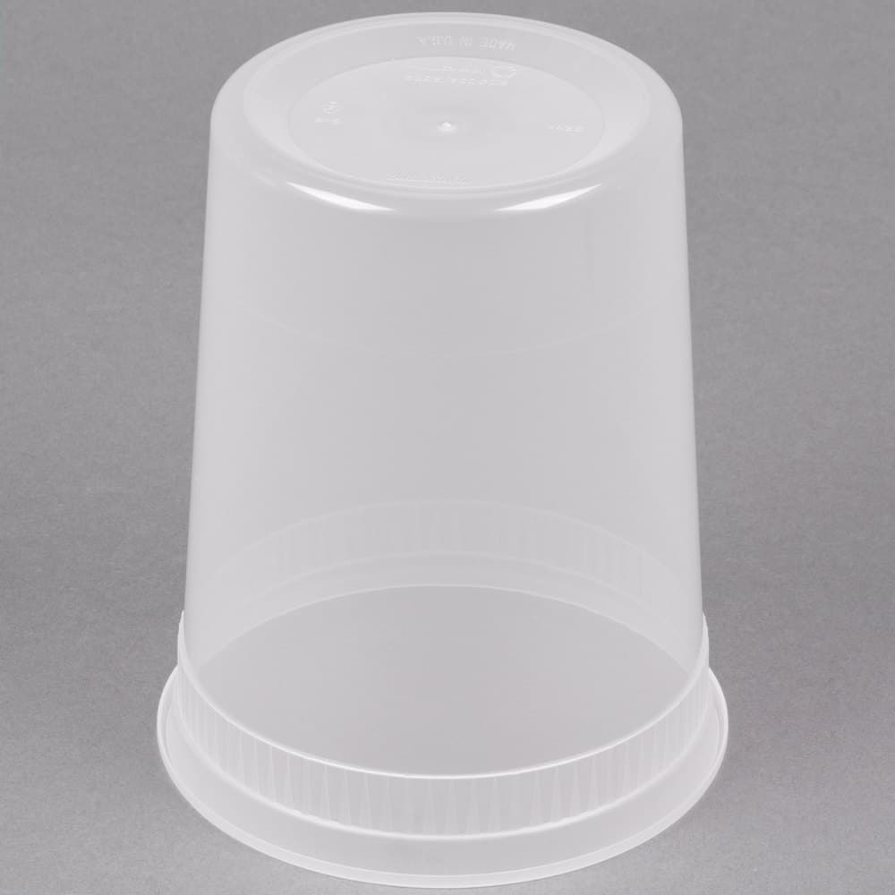 32 oz. Translucent Round Hi-Heat Microwavable Deli Container - Image 6