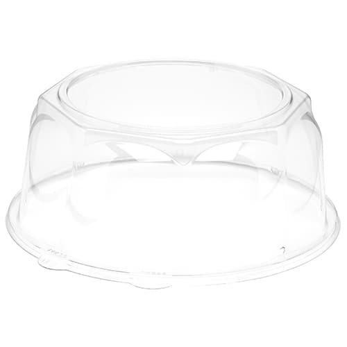 WNA CakePAK™ 13" x 5.75" Clear Panel PET High Cake Dome - Image 2