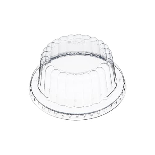 Solo 5 oz Dome PET Plastic Food Container Lid - Clear