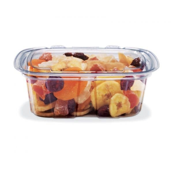 Placon Crystal Seal® 12 oz Clear Tamper-Evident Hinged Deli Base