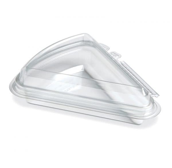 Placon Clear Crystal Seal® Refresh® Tamper-Evident 1/8 of 9″ Pie Wedge