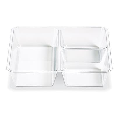 Placon Fresh ‘n Clear® GoCube® 3-Compartment Insert Tray