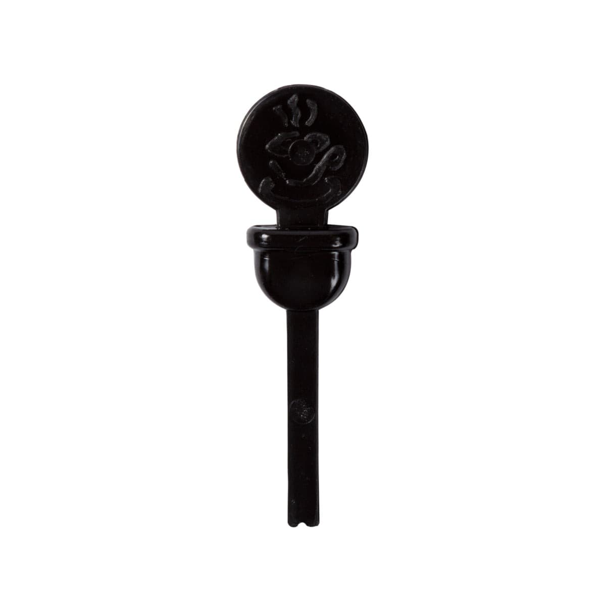 Royal Paper STIRSTIX-BK Stix To Go 2" Black Beverage Plug