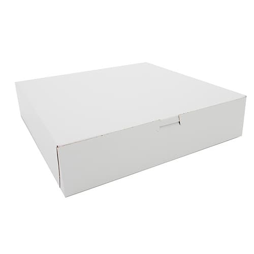Southern Champion 12" x 12" x 2.75" White Non-Window Bakery Box