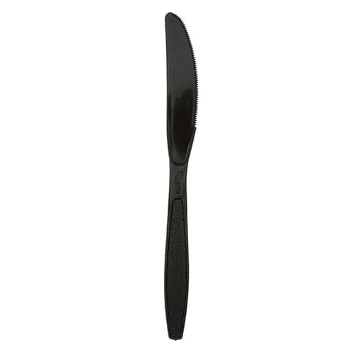 AmerCare Black Heavy Weight Plastic Knife