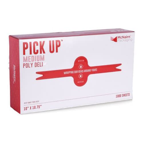 Pick Up High Density Medium Poly Deli Sheet 10" x 10.75"