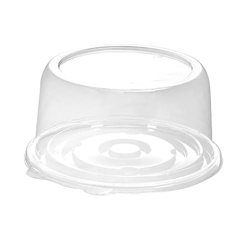 WNA CakePAK™ 9" x 5" Clear PET High Cake Dome & Base