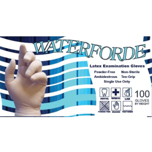 Emerald Waterforde X-Large Powder Free Latex Exam Glove