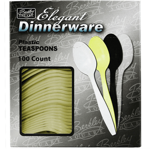 Berk Heavy Weight Almond Boxed Polystyrene Bulk Teaspoon