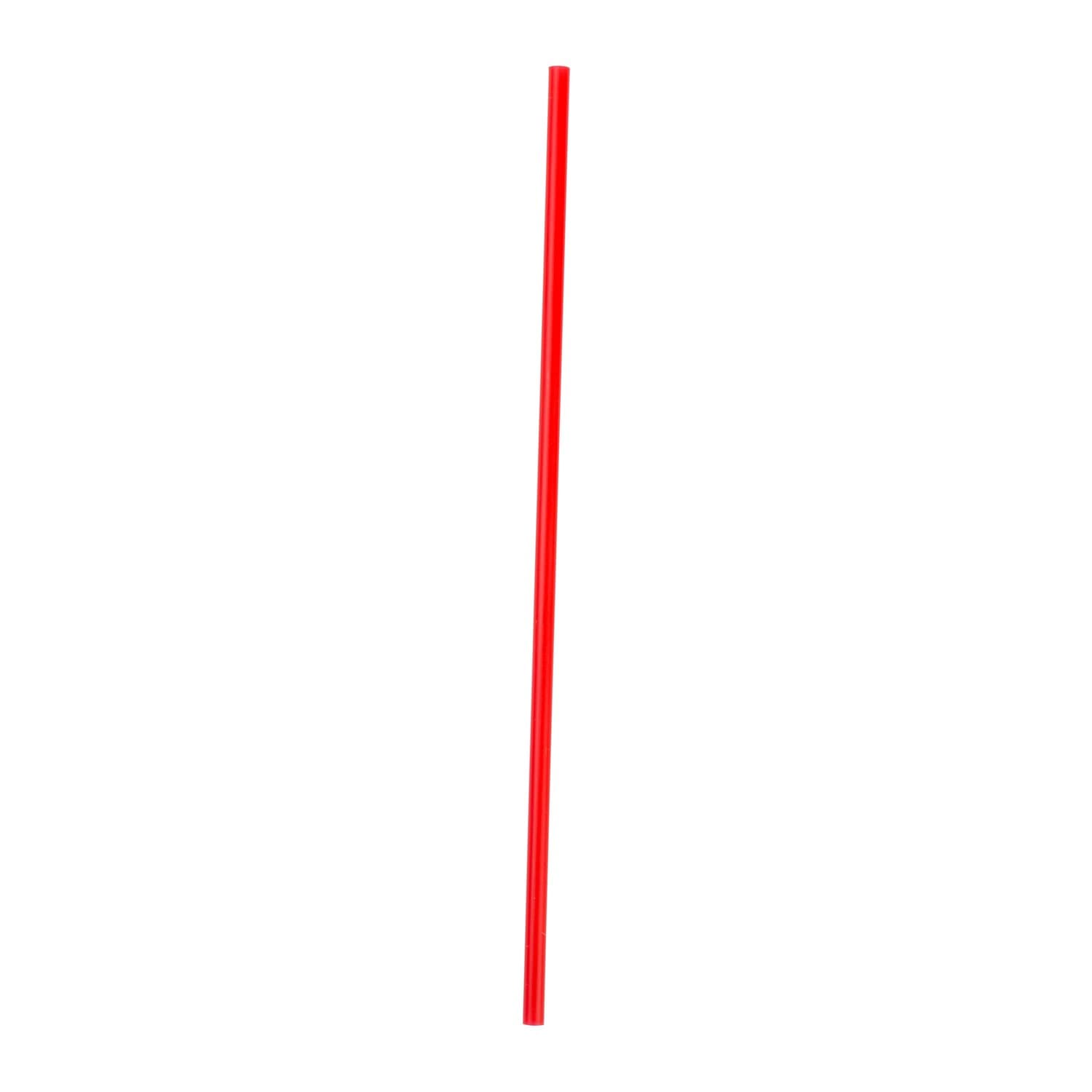 AmerCare 7" Red Poly Wrapped Stirrer