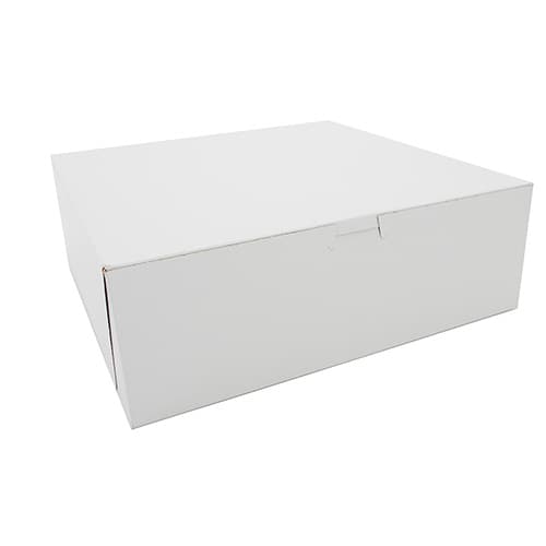 Southern Champion 12" x 12" x 4" White Non-Window Bakery Box