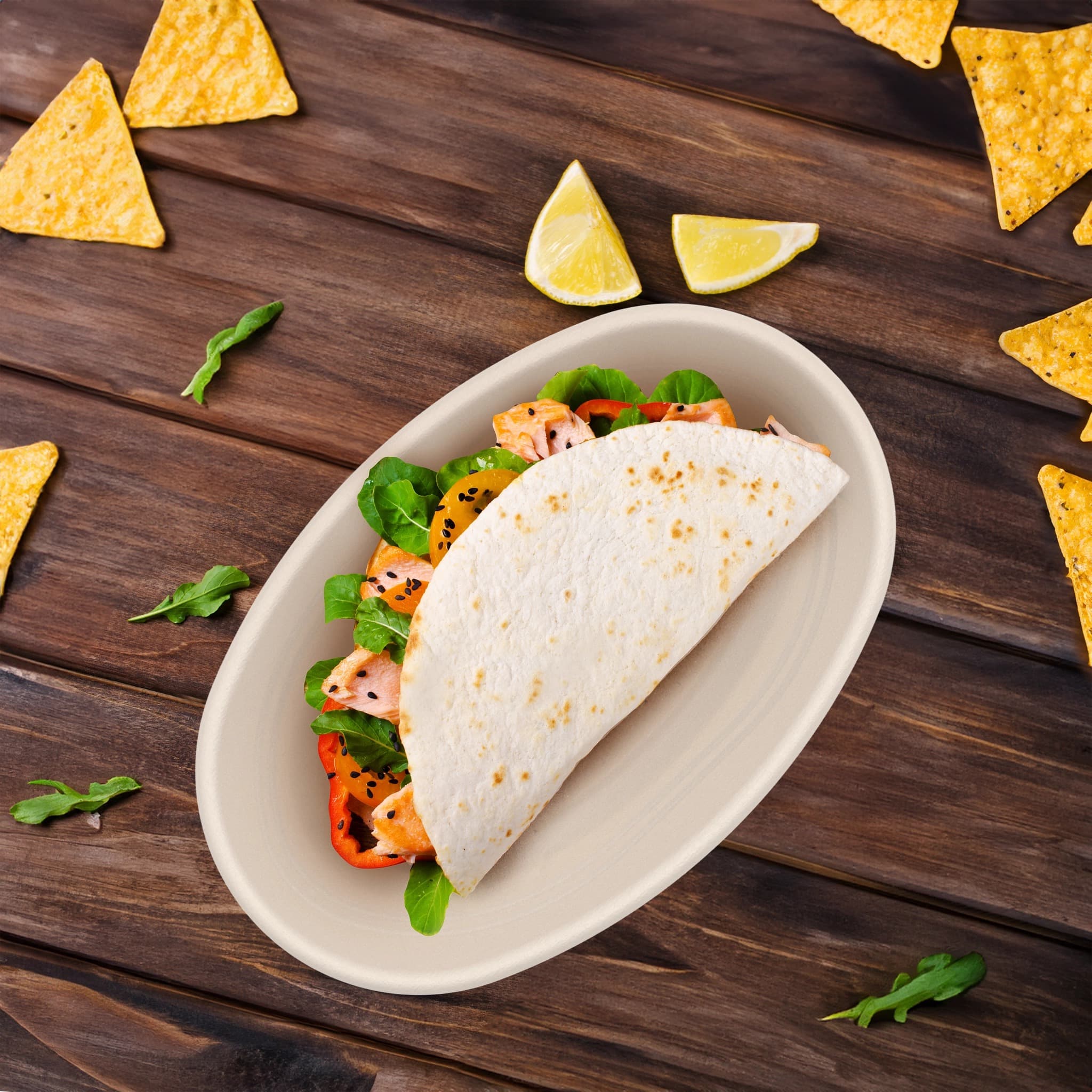 Dart 28 oz PFAS-Free Fiber Oval Burrito Bowl - Natural