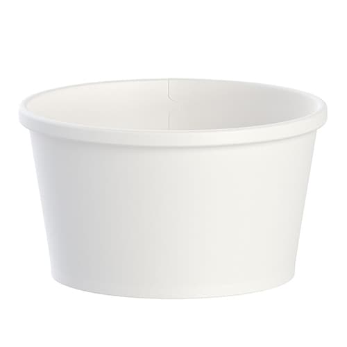 Dart Flexstyle™ 8 oz. White Paper Food Container