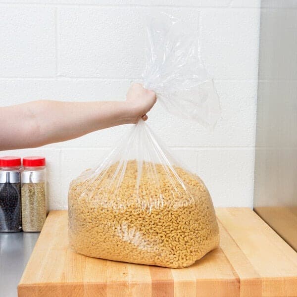 TUF-R® 12" x 8" x 30" 1 mil Med Linear LDPE Gusset Bag