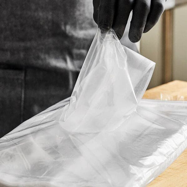 TUF-R® 4" x 2" x 8" 2 mil X-Heavy Linear LDPE Gusset Bag - Image 3