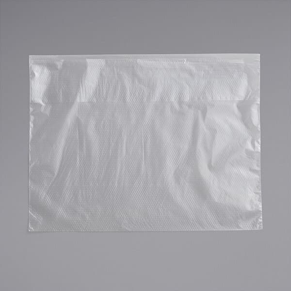 Elkay 10" x 8" + 1"LP + 2"FB 0.5 mil Flip Top Saddle Pack Deli Bag, - Image 3