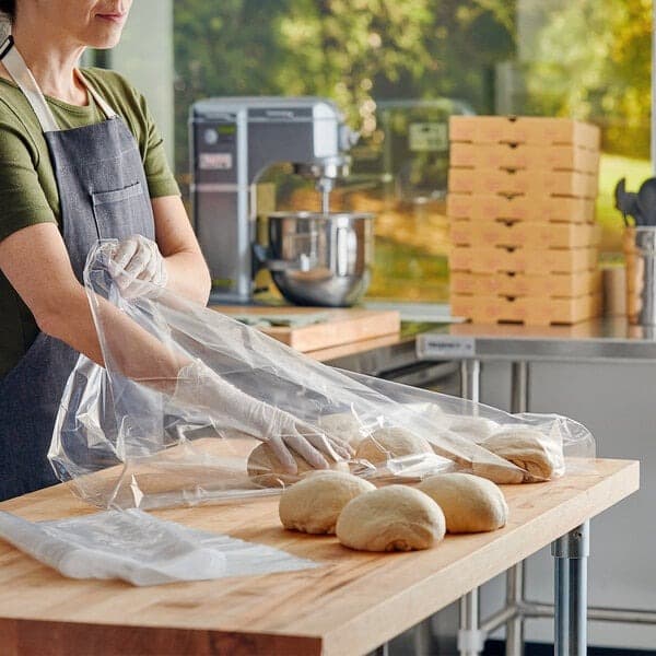 TUF-R® 12" x 8" x 30" 1.25 mil Heavy Linear LDPE Gusset Bag