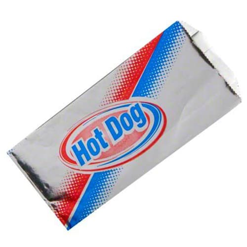 Brown Paper Goods Printed Hot Dog Foil Bag - Image 2