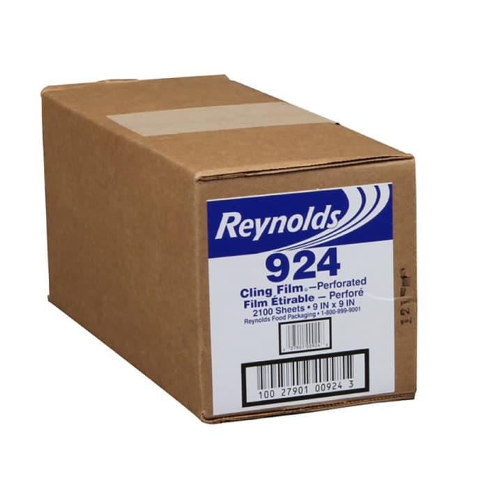 Pactiv Reynolds 9" x 9" Perforated Film - 2100' per roll - Image 3